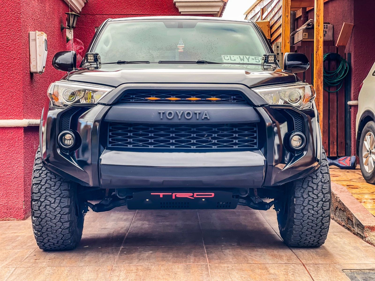 Skidplate Tipo TRD Negro para Toyota 4Runner 2014-2023.