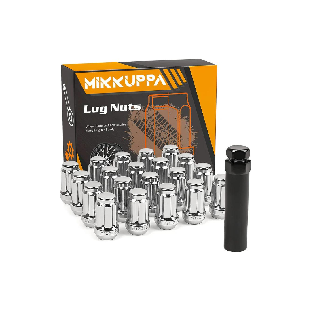 Kit tuercas de seguridad M12x1.5 Silver