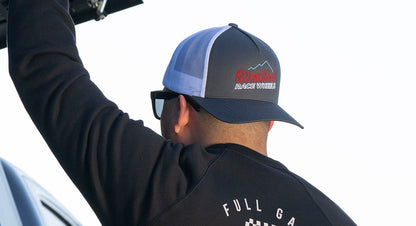 Jockey Gris Method Neon Mountain Curvebill Trucker