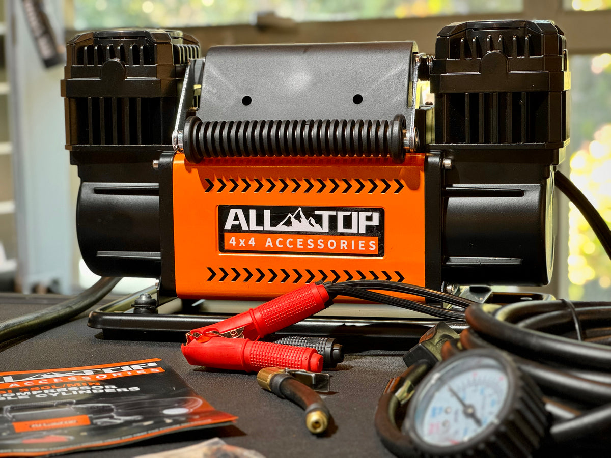 Compresor ALLTOP 12V doble pistón 300L/min – Importadora MOAB
