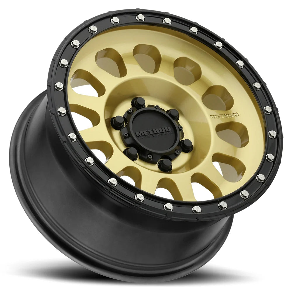 Method 315 Gold & Black Lip 17x8.5 6x139
