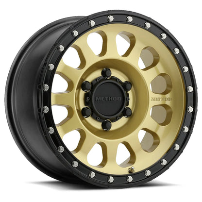 Method 315 Gold & Black Lip 17x8.5 6x139