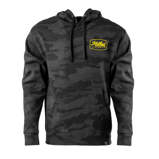 Poleron Method Camo Script Badge Pullover Hoodie
