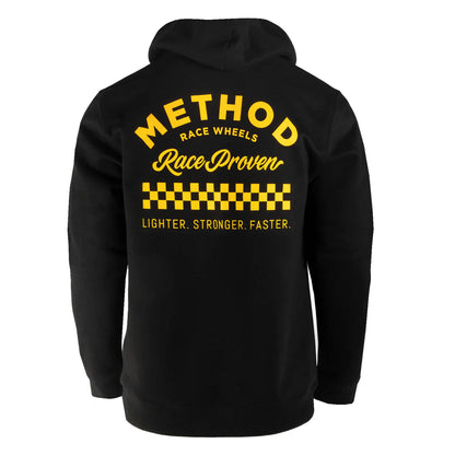 Poleron Negro Method Race Shop Zip-Up Hoodie