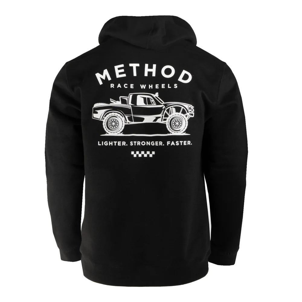 Poleron Negro Method Race Truck Hoodie