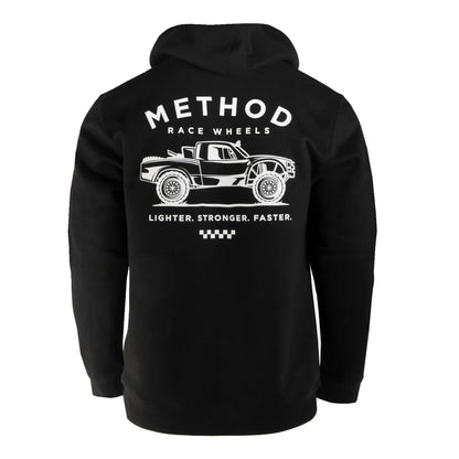 Poleron Negro Method Race Truck Hoodie