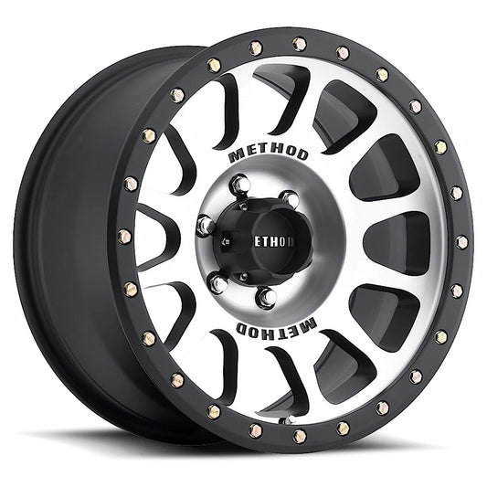 Method 305 Machined Black Lip 6x139.7 r18