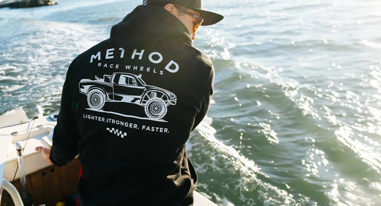 Poleron Negro Method Race Truck Hoodie