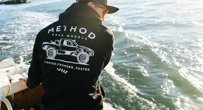 Poleron Negro Method Race Truck Hoodie